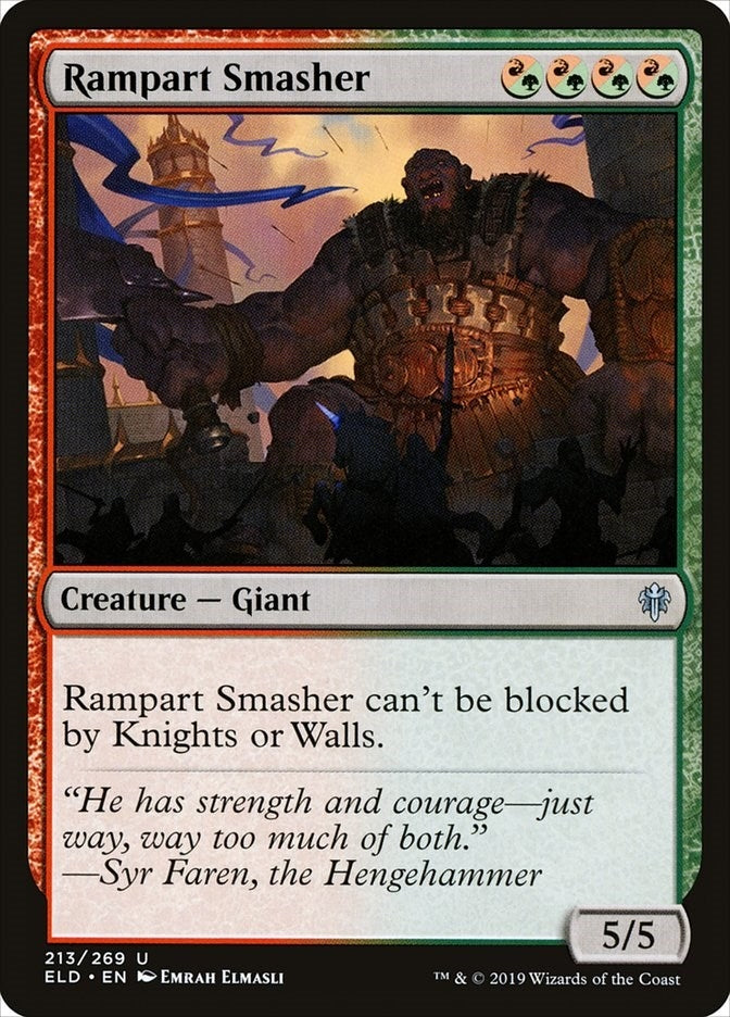 Image for Rampart Smasher (213) [Throne of Eldraine]