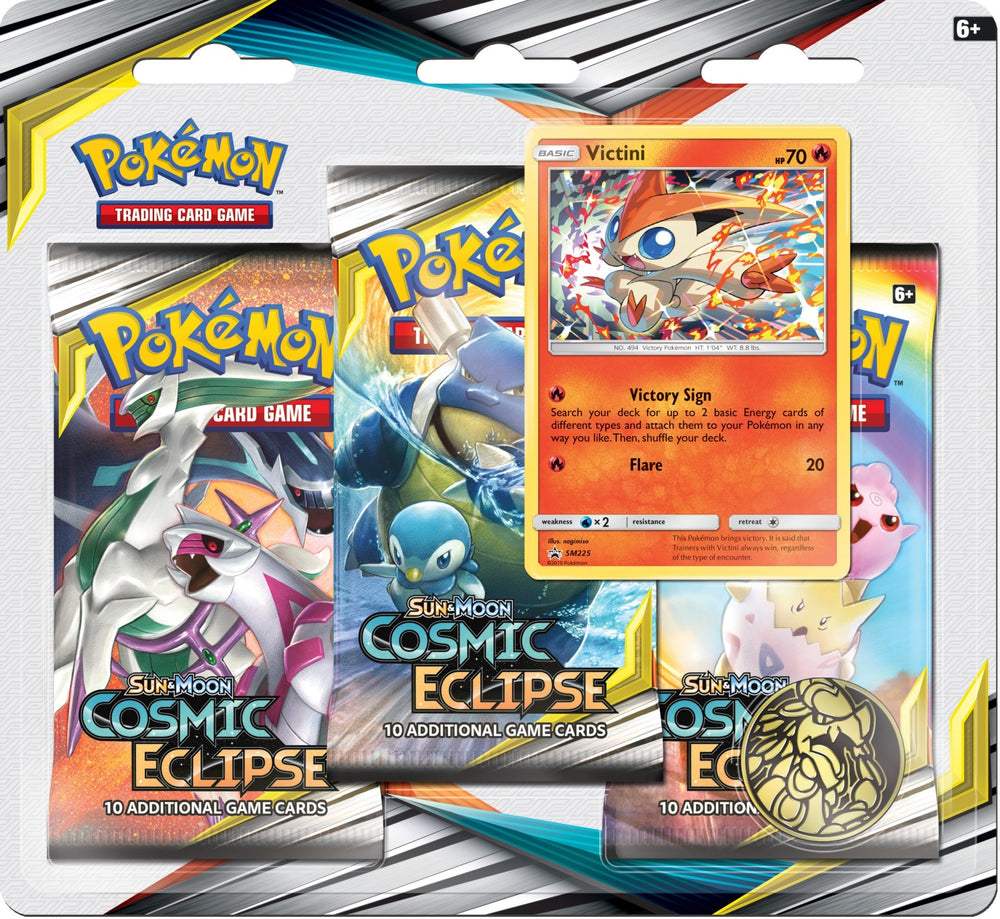 Image for Cosmic Eclipse 3 Pack Blister [Victini] [SM - Cosmic Eclipse]