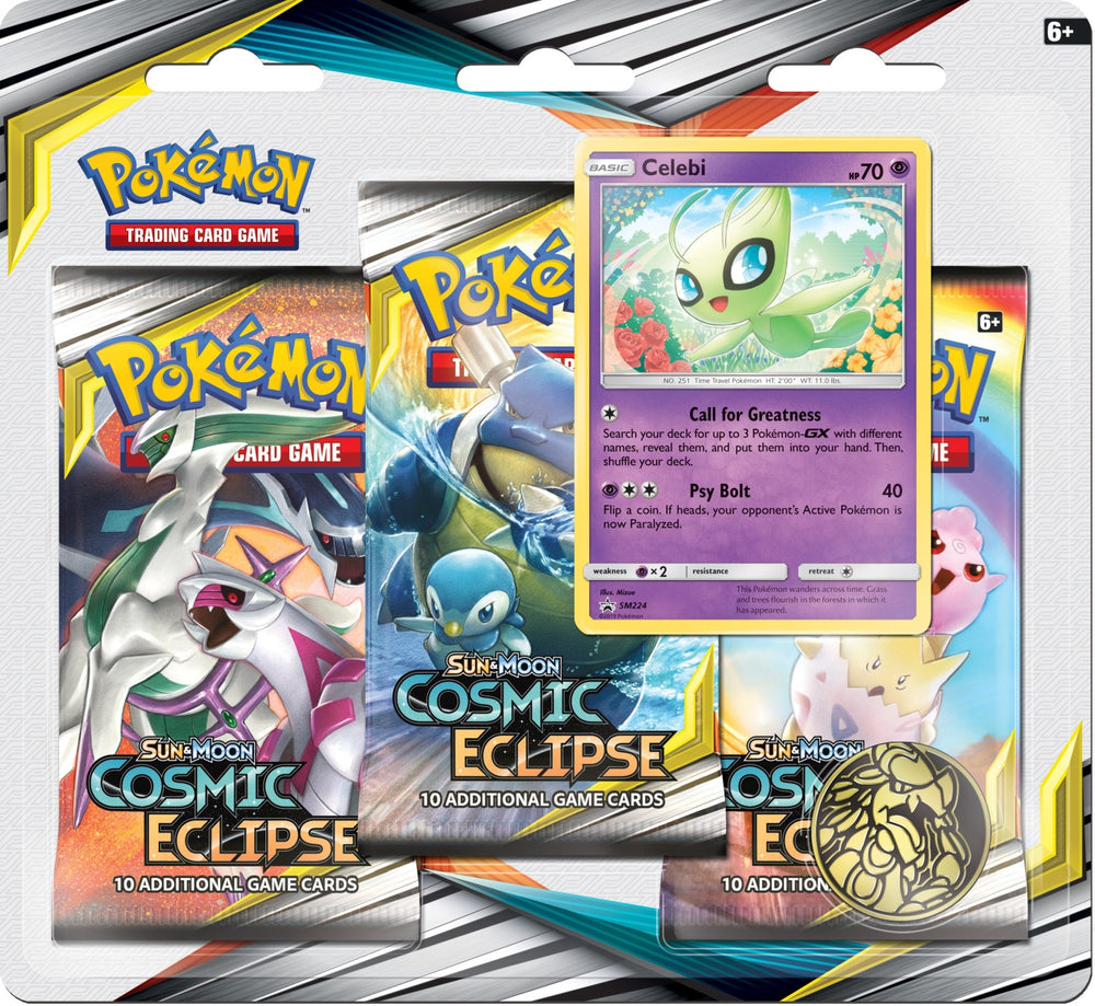 Image for Cosmic Eclipse 3 Pack Blister [Celebi] [SM - Cosmic Eclipse]