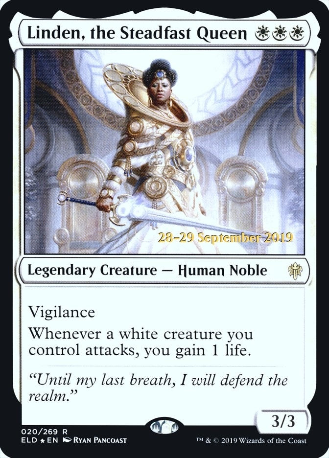 Image for Linden, the Steadfast Queen (20) [Prerelease Cards]