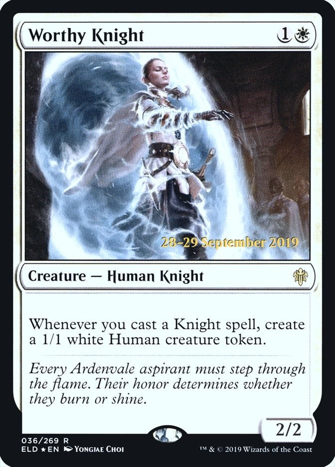 Image for Worthy Knight (36) [Prerelease Cards]