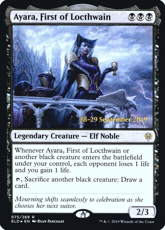 Image for Ayara, First of Locthwain (75) [Prerelease Cards]