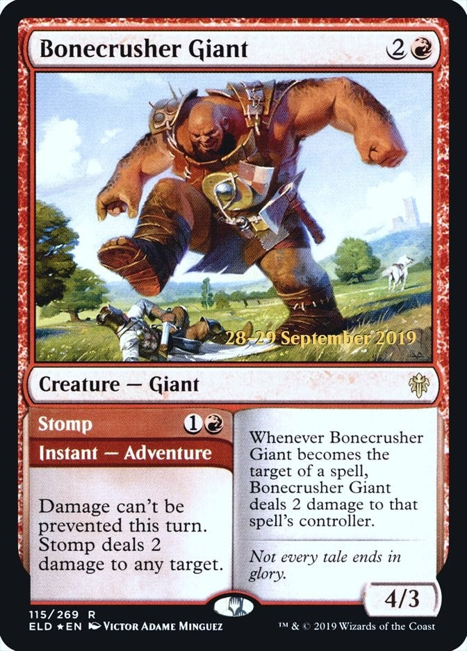 Image for Bonecrusher Giant (115) [Prerelease Cards]