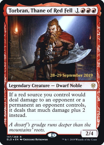 Image for Torbran, Thane of Red Fell (147) [Prerelease Cards]