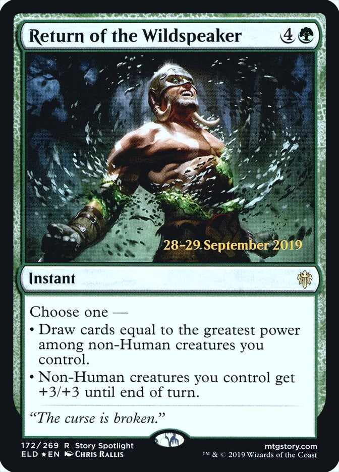 Image for Return of the Wildspeaker (172) [Prerelease Cards]