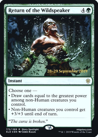 Image for Return of the Wildspeaker (172) [Prerelease Cards]