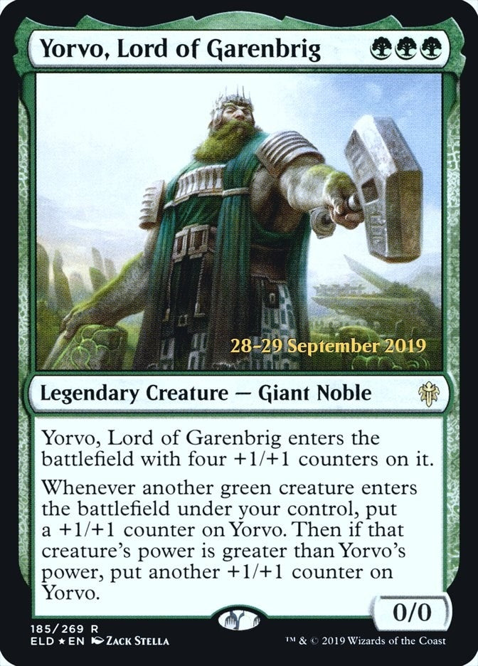Image for Yorvo, Lord of Garenbrig (185) [Prerelease Cards]