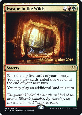 Image for Escape to the Wilds (189) [Prerelease Cards]
