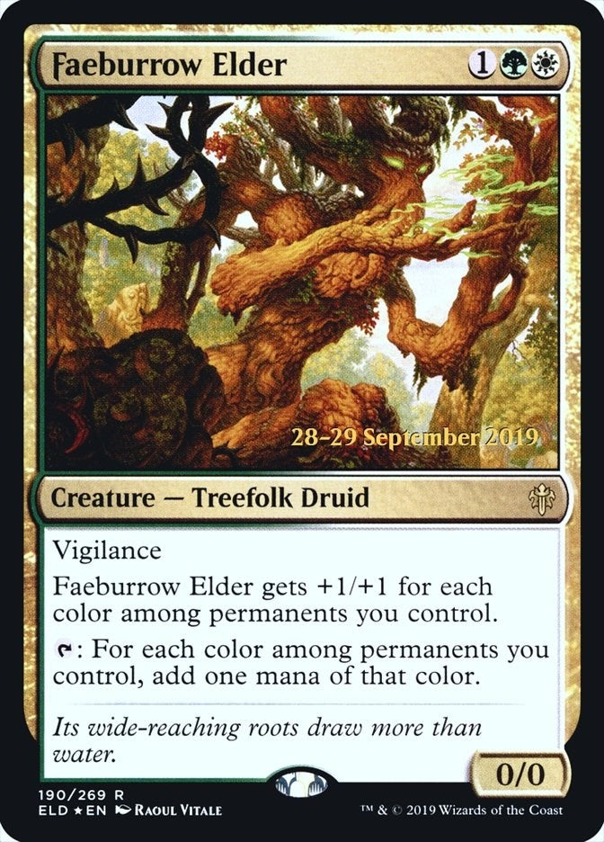 Image for Faeburrow Elder (190) [Prerelease Cards]
