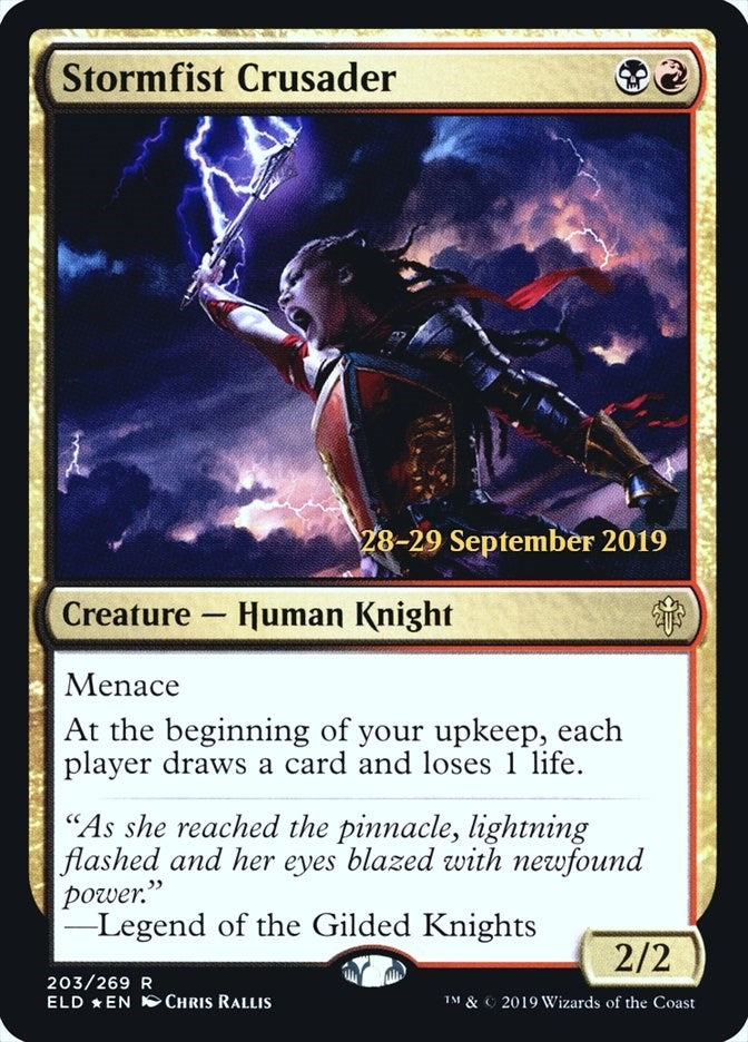 Image for Stormfist Crusader (203) [Prerelease Cards]