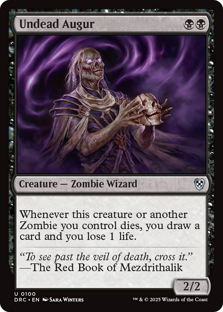 Undead Augur [Aetherdrift Commander]