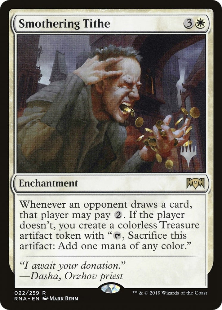 Image for Smothering Tithe (22) [Promo Pack: Throne of Eldraine]