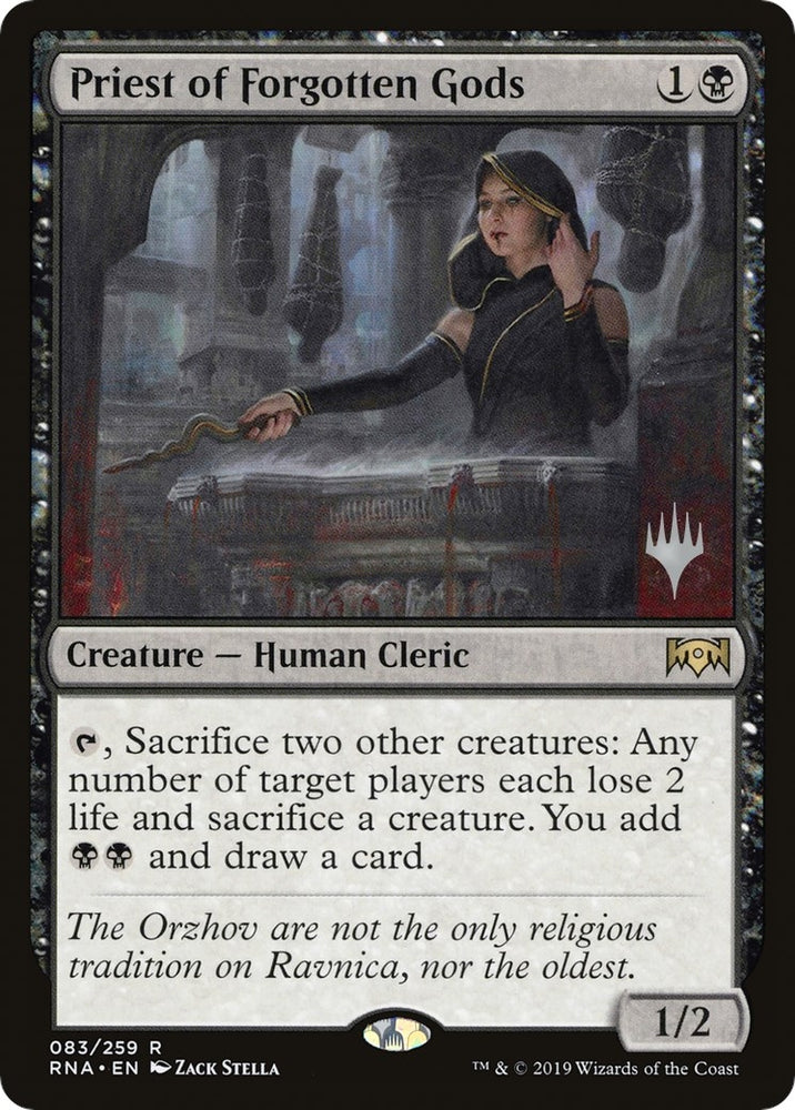 Image for Priest of Forgotten Gods (83) [Promo Pack: Throne of Eldraine]