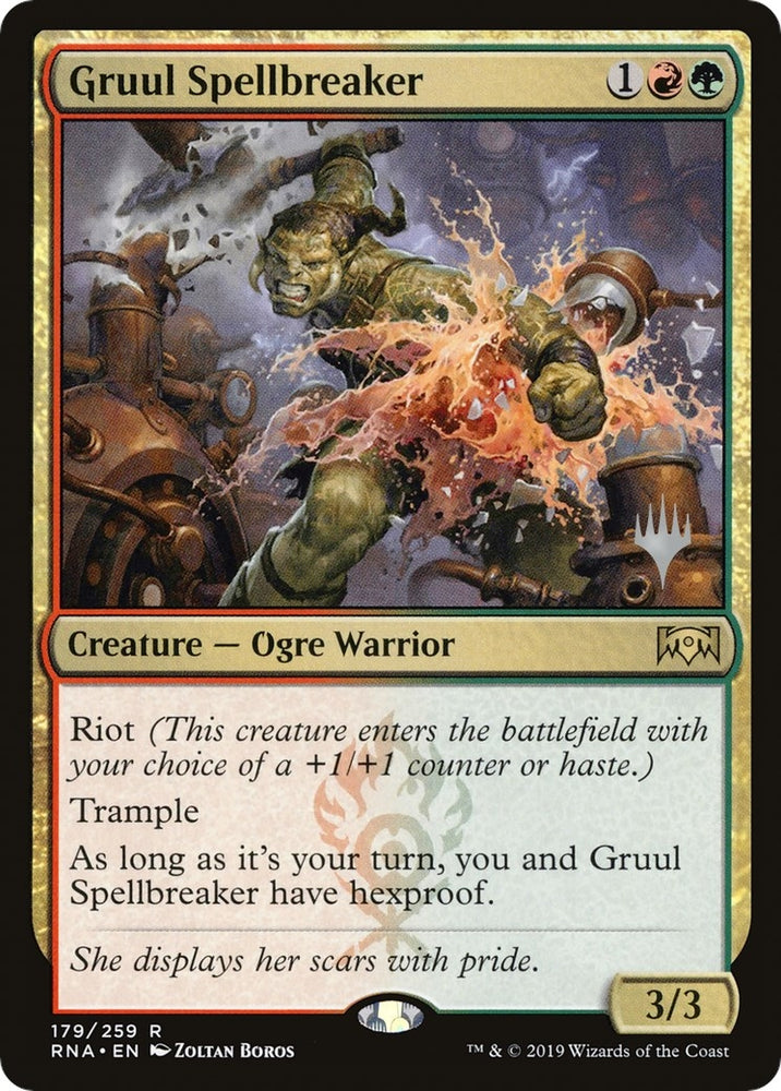 Image for Gruul Spellbreaker (179) [Promo Pack: Throne of Eldraine]