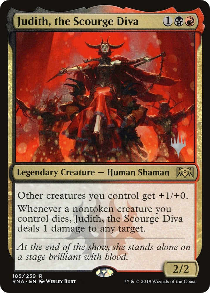 Image for Judith, the Scourge Diva (185) [Promo Pack: Throne of Eldraine]