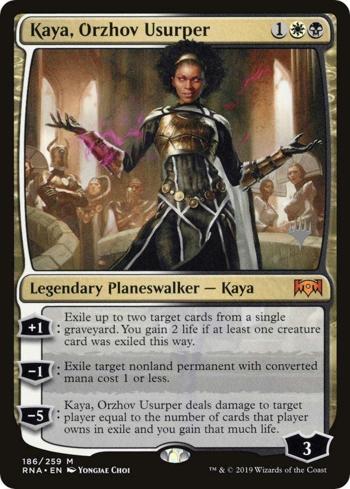 Image for Kaya, Orzhov Usurper (186) [Promo Pack: Throne of Eldraine]