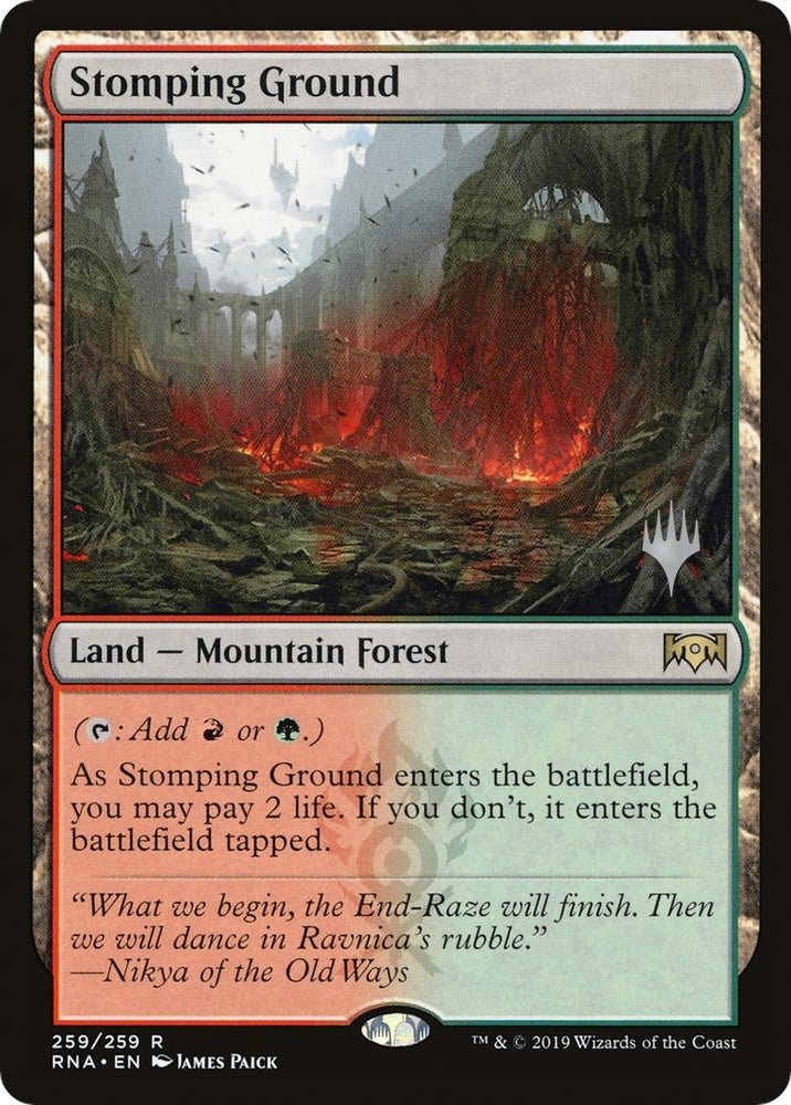 Image for Stomping Ground (259) [Promo Pack: Throne of Eldraine]