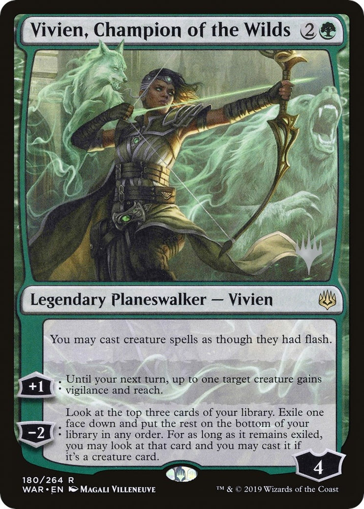 Image for Vivien, Champion of the Wilds (180) [Promo Pack: Throne of Eldraine]