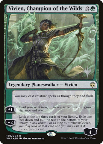 Image for Vivien, Champion of the Wilds (180) [Promo Pack: Throne of Eldraine]