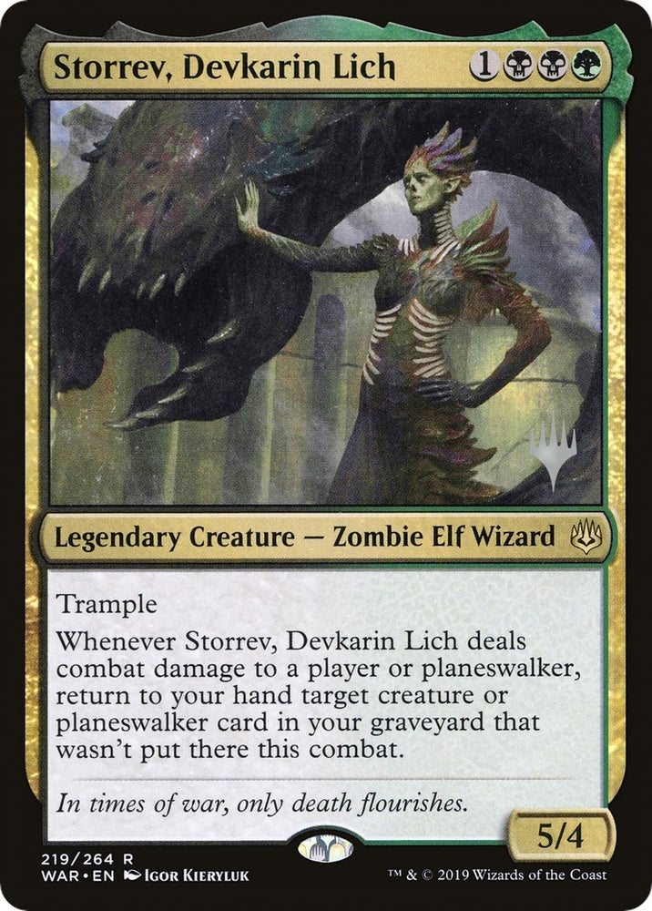 Image for Storrev, Devkarin Lich (219) [Promo Pack: Throne of Eldraine]