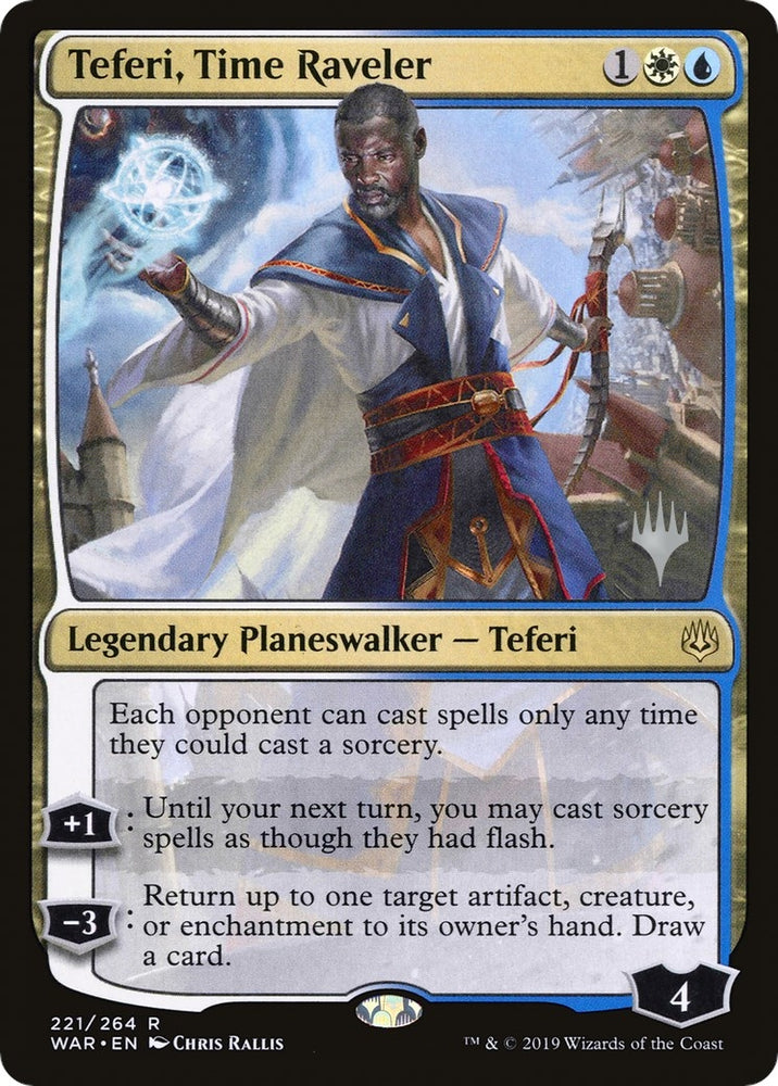 Image for Teferi, Time Raveler (221) [Promo Pack: Throne of Eldraine]