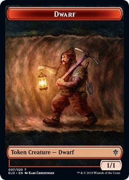 Image for Dwarf // Food (15) Double-sided Token [Throne of Eldraine]