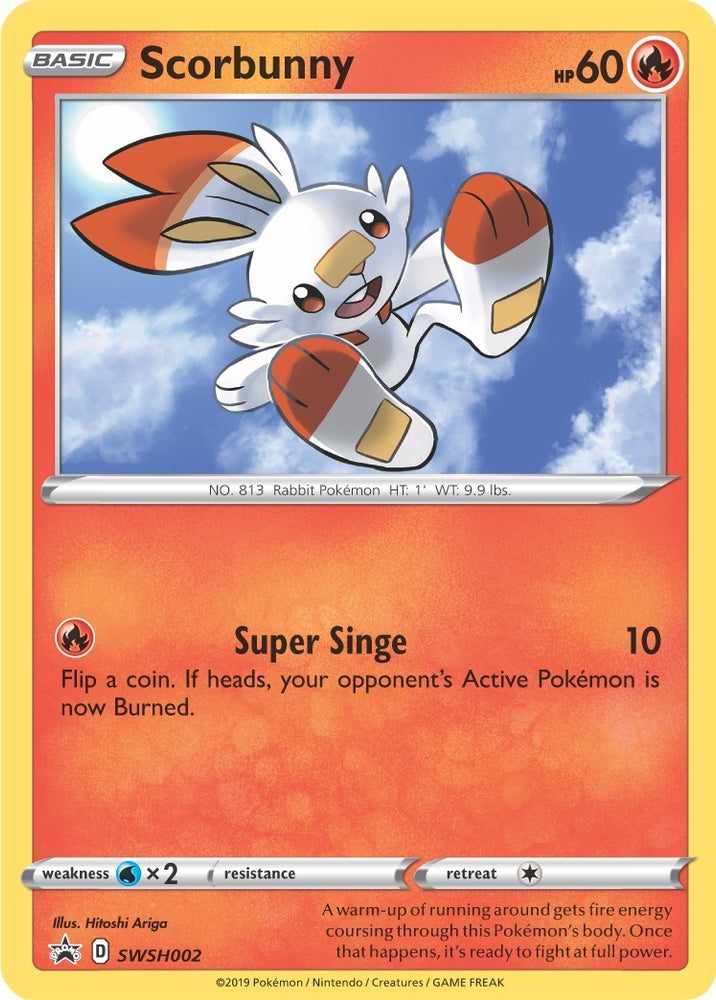 Image for Scorbunny - SWSH002 (SWSH002) - Pokemon