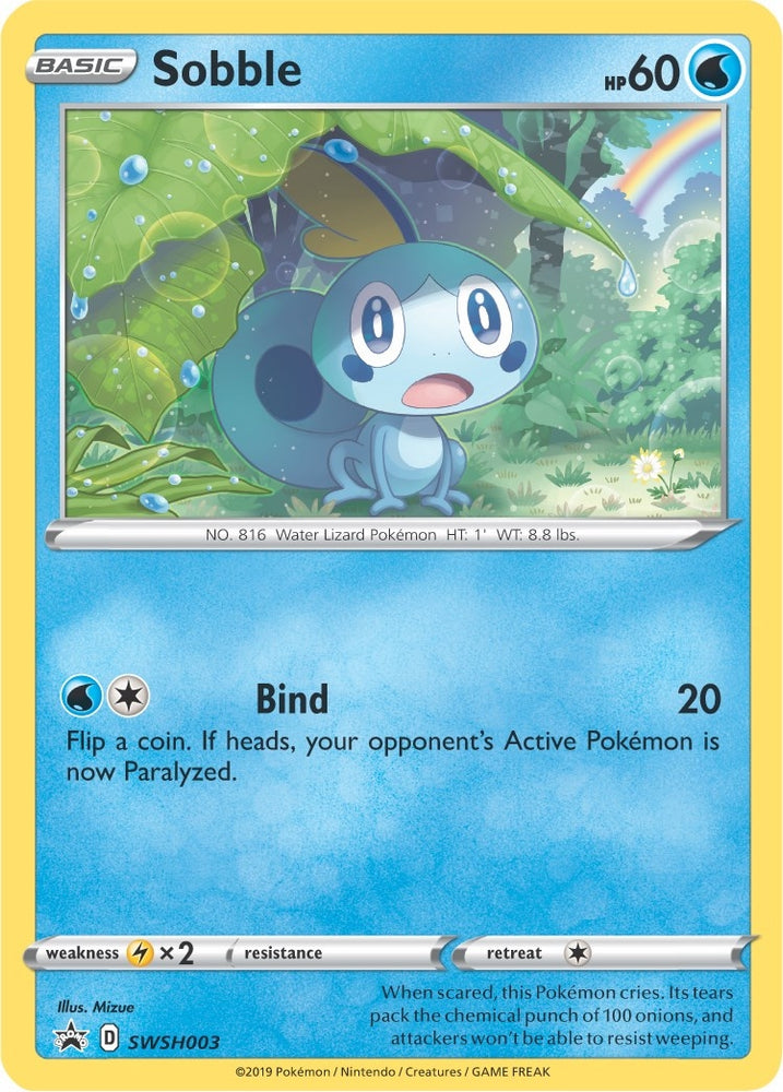 Image for Sobble - SWSH003 (SWSH003) [SWSH: Sword & Shield Promo Cards]