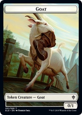 Image for Goat // Food (17) Double-sided Token [Throne of Eldraine]