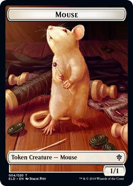 Image for Mouse // Food (18) Double-sided Token [Throne of Eldraine]