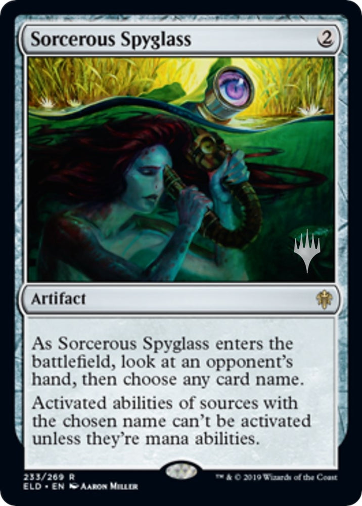 Image for Sorcerous Spyglass (233) [Promo Pack: Throne of Eldraine]