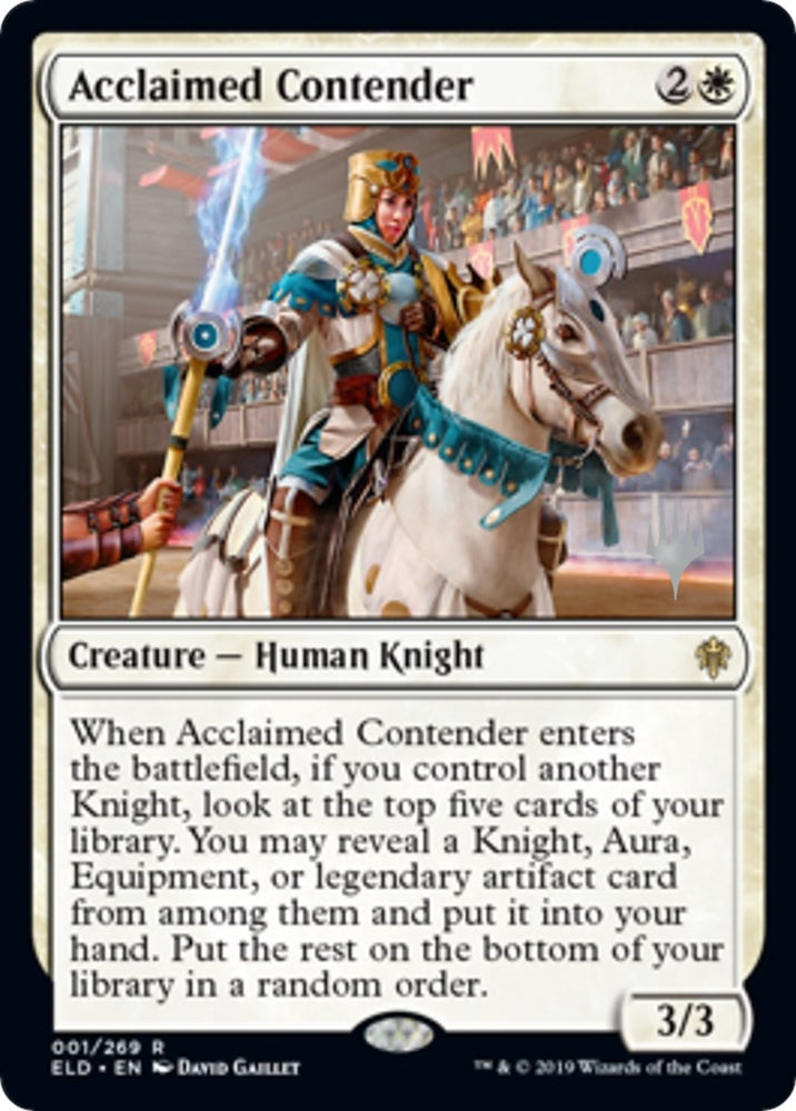 Image for Acclaimed Contender (1) [Promo Pack: Throne of Eldraine]
