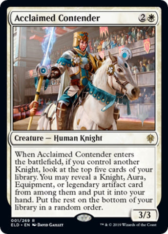 Image for Acclaimed Contender (1) [Promo Pack: Throne of Eldraine]