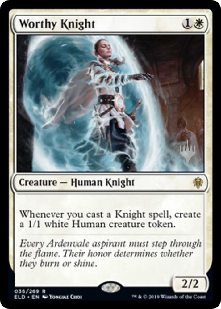 Image for Worthy Knight (36) [Promo Pack: Throne of Eldraine]