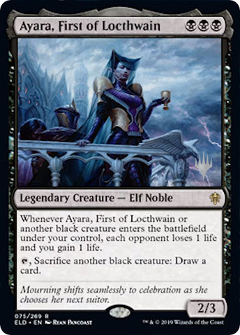 Image for Ayara, First of Locthwain (75) [Promo Pack: Throne of Eldraine]