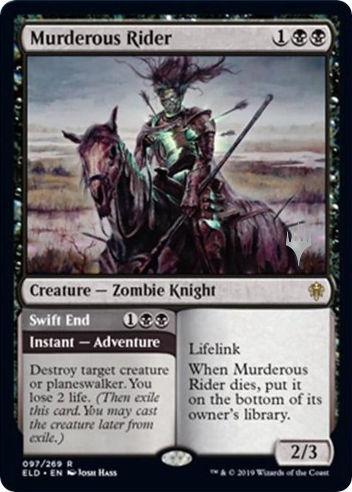 Image for Murderous Rider (97) [Promo Pack: Throne of Eldraine]