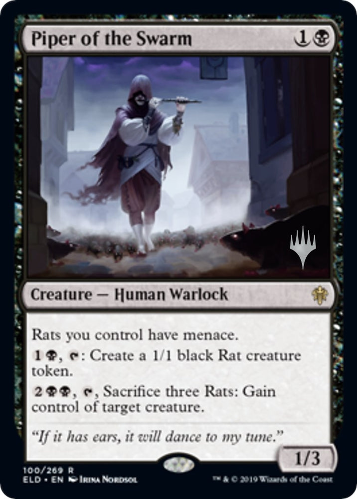 Image for Piper of the Swarm (100) [Promo Pack: Throne of Eldraine]