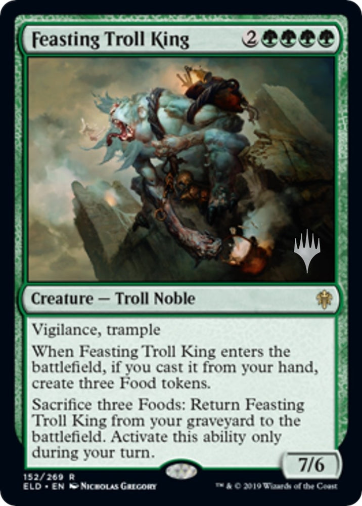 Image for Feasting Troll King (152) [Promo Pack: Throne of Eldraine]