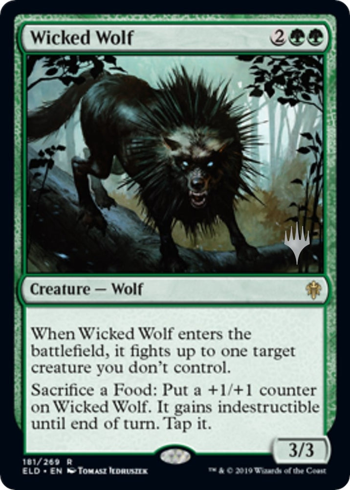 Image for Wicked Wolf (181) [Promo Pack: Throne of Eldraine]