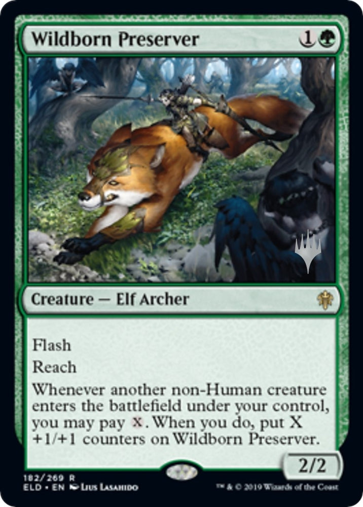 Image for Wildborn Preserver (182) [Promo Pack: Throne of Eldraine]