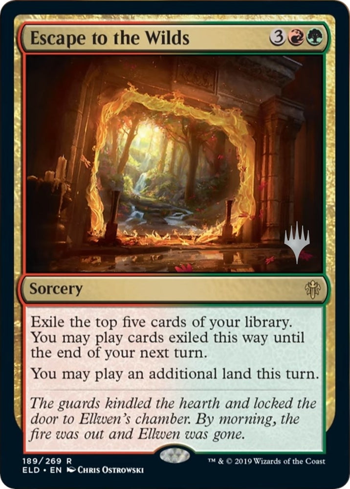 Image for Escape to the Wilds (189) [Promo Pack: Throne of Eldraine]