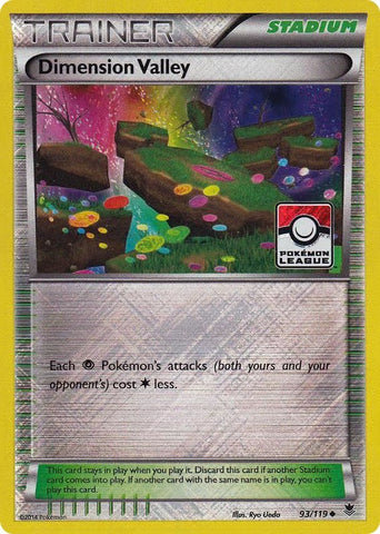 Image for Dimension Valley (093/119) [League & Championship Cards]