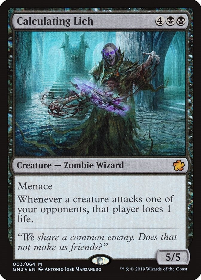 Image for Calculating Lich (3) [Magic Game Night 2019]