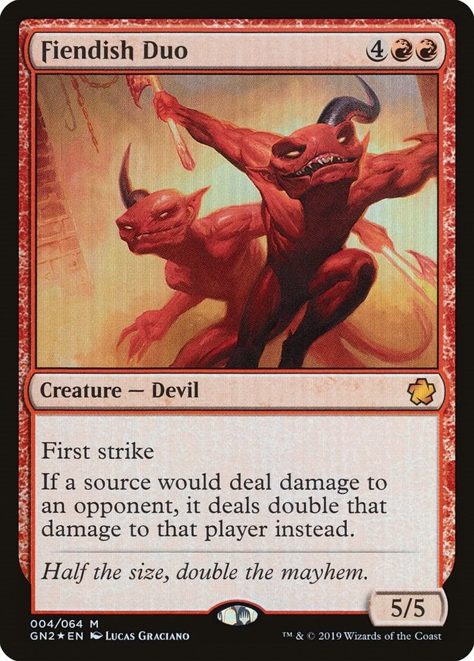 Image for Fiendish Duo (4) [Magic Game Night 2019]