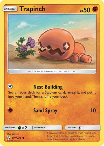 Image for Trapinch - 107/236 (107/236) [SM - Cosmic Eclipse]