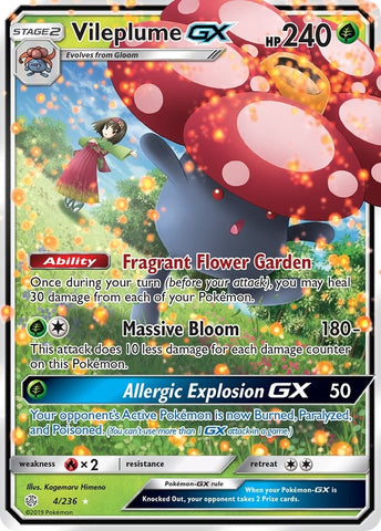 Image for Vileplume GX (4/236) [SM - Cosmic Eclipse]