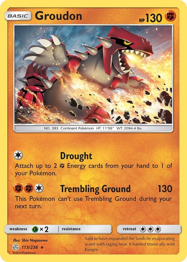Image for Groudon (113/236) [SM - Cosmic Eclipse]