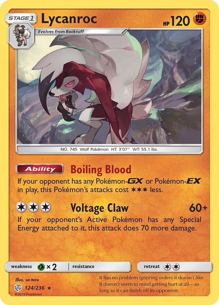 Image for Lycanroc (124/236) [SM - Cosmic Eclipse]