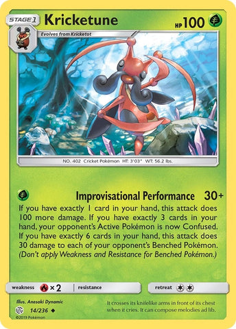 Image for Kricketune (14/236) [SM - Cosmic Eclipse]