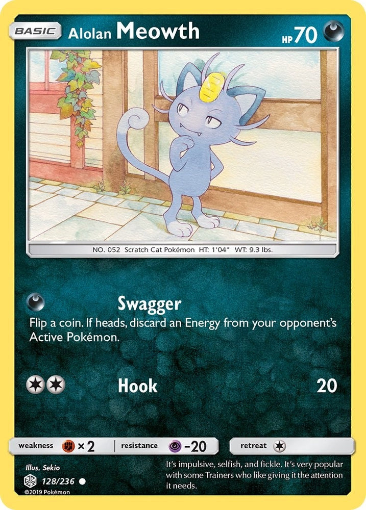 Image for Alolan Meowth (128/236) [SM - Cosmic Eclipse]